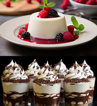 Mousse & Panna Cotta