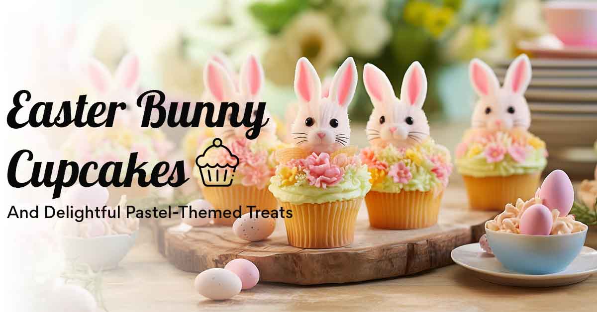 Easter Bunny Cupcakes and Delightful Pastel Themed Treats