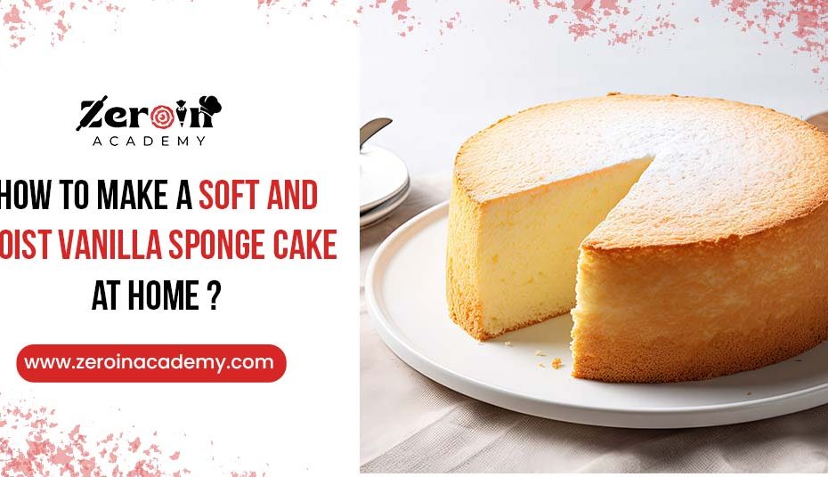 How to Make a Soft and Moist Vanilla Sponge Cake at Home