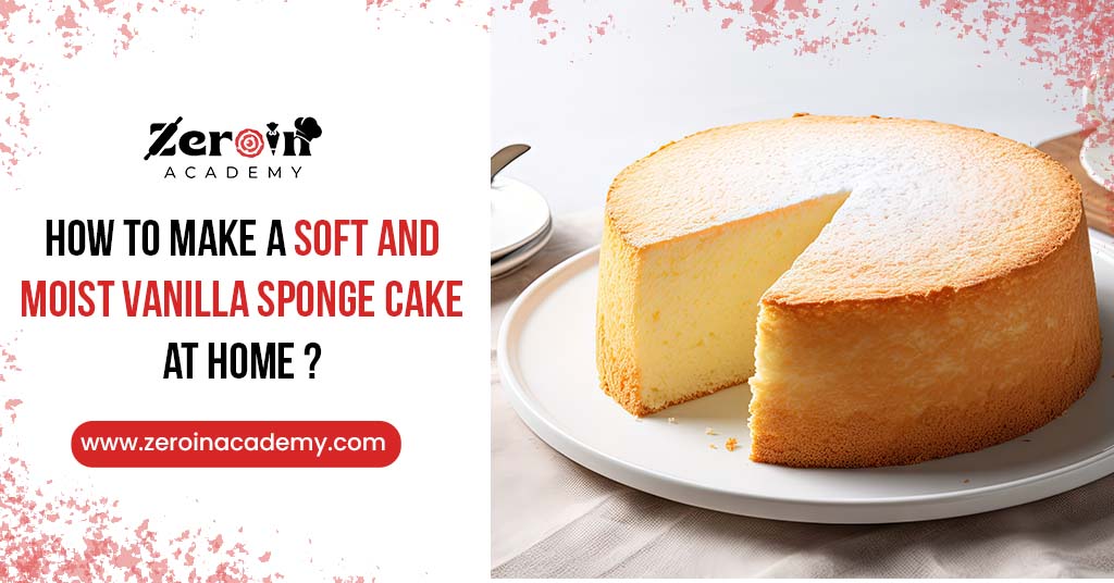 How to Make a Soft and Moist Vanilla Sponge Cake at Home