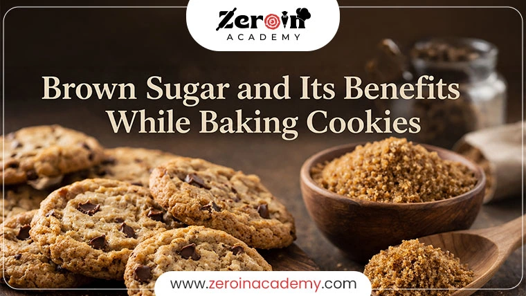 Discover how brown sugar improves the flavour, texture, and softness of cookies with expert baking tips from Baking Courses in Chennai