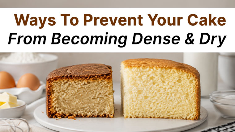 Ways To Prevent Your Cake From Becoming Dense & Dry