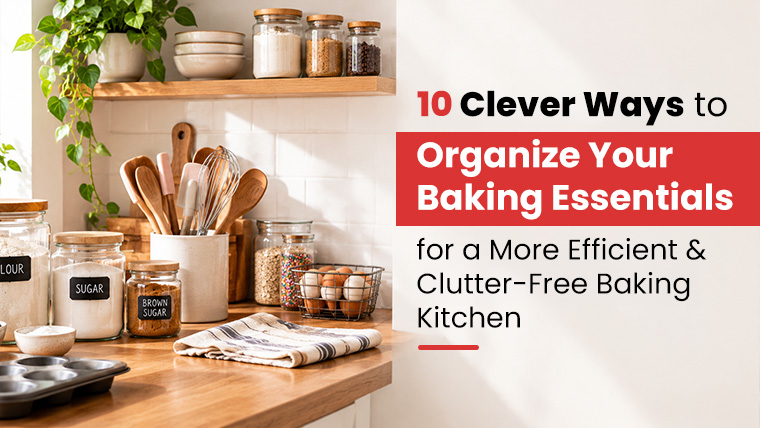 10 Clever Ways to Organize Your Baking Essentials for a More Efficient and Clutter-Free Baking Kitchen