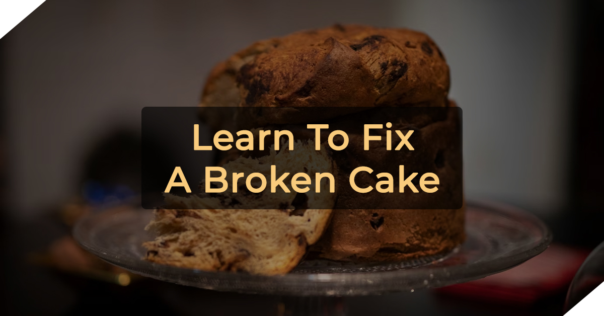 What to do with a broken cake - How to fix a cracked cake