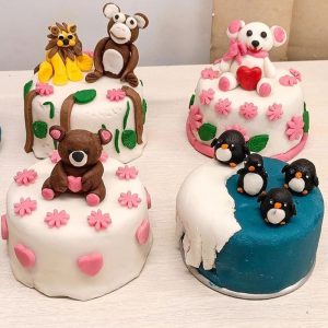 toy decorated cake