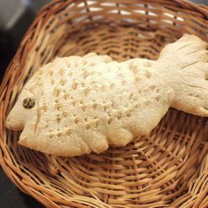 Fish shaped cookie