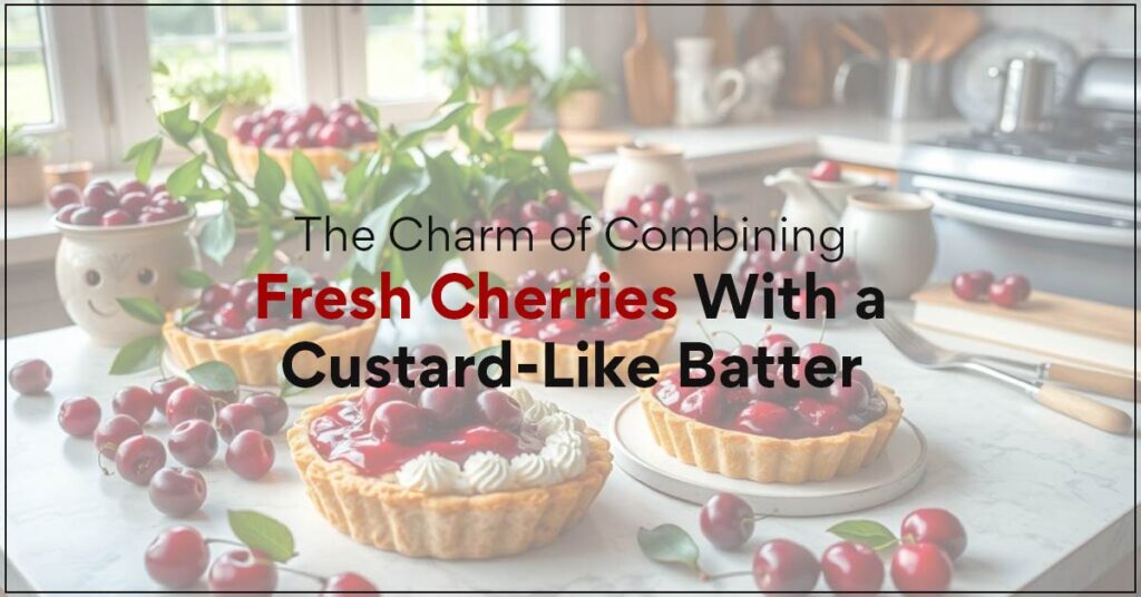 The Charm Of Combining Fresh Cherries With A Custard-Like Batter